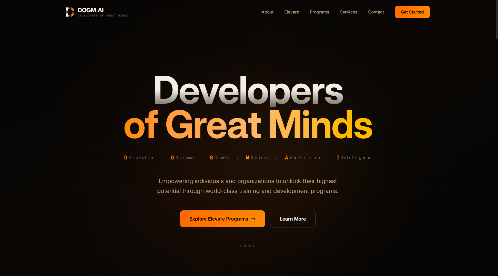 DOGM.AI - Developers of Great Minds preview