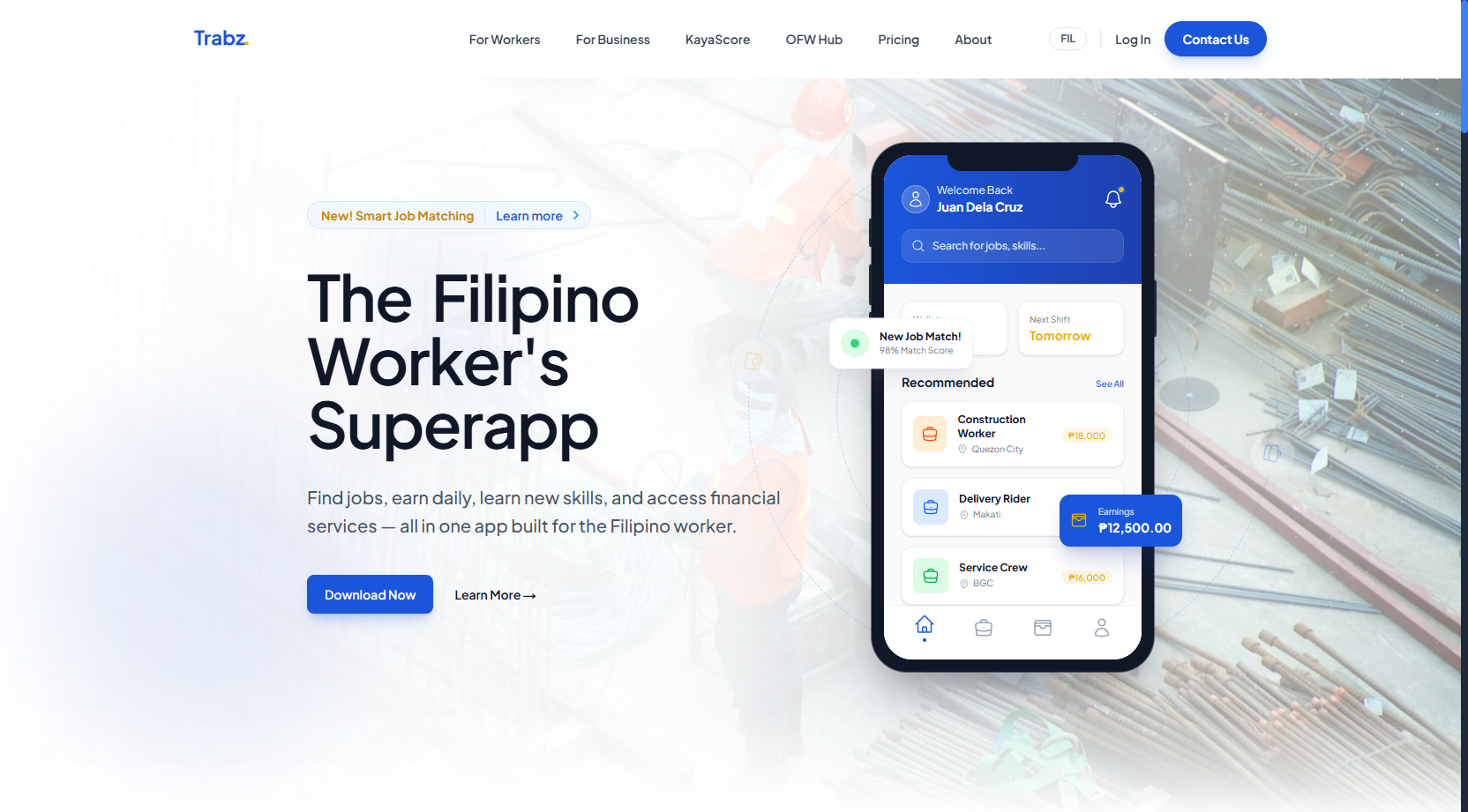 Trabz - Filipino Worker's Superapp preview
